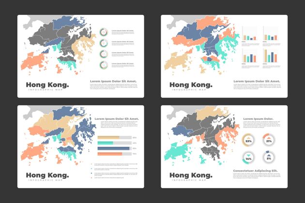 平面设计香港地图资讯图香港国家地图
