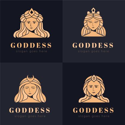 女神女神标志模板收集企业标志品牌标志模板