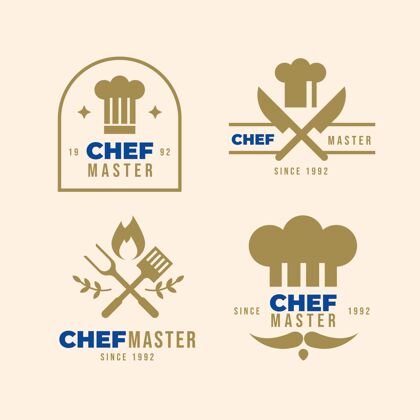 公司平面厨师标志模板收集厨师标识标志标识
