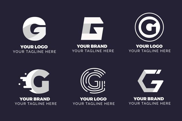 标志平面g字母标志收集字母标志G标志平面设计