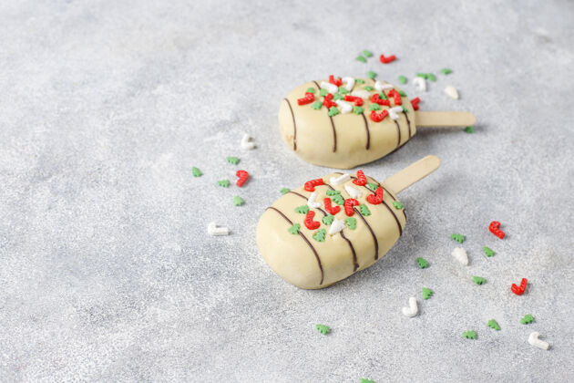 圣诞装饰美味的自制圣诞饼干香料年新年
