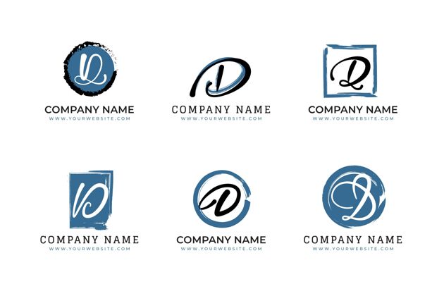 Logo手绘d标志系列手绘Brand公司Logo