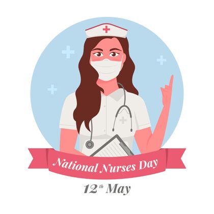 公寓平面全国护士节插画公寓设计护士国际护士日