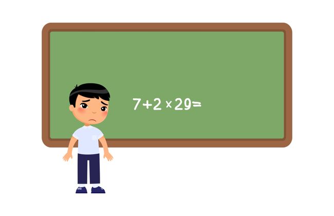 家庭作业男孩不能解决学校董事会上的难题数学教育执行