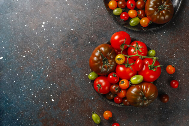 蔬菜新鲜的有机西红柿红番茄有机团体