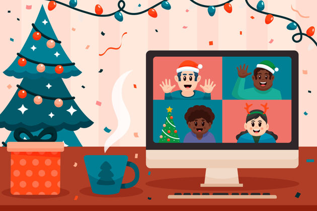 传统网上圣诞庆祝文化快乐假日在线
