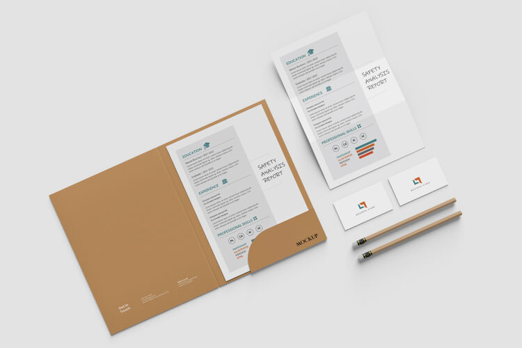 演示演示文件夹模型品牌模型文具