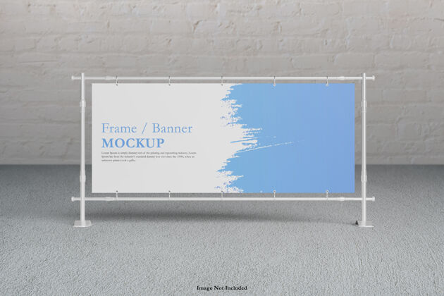 室内横幅框架模型设计渲染现代墙海报