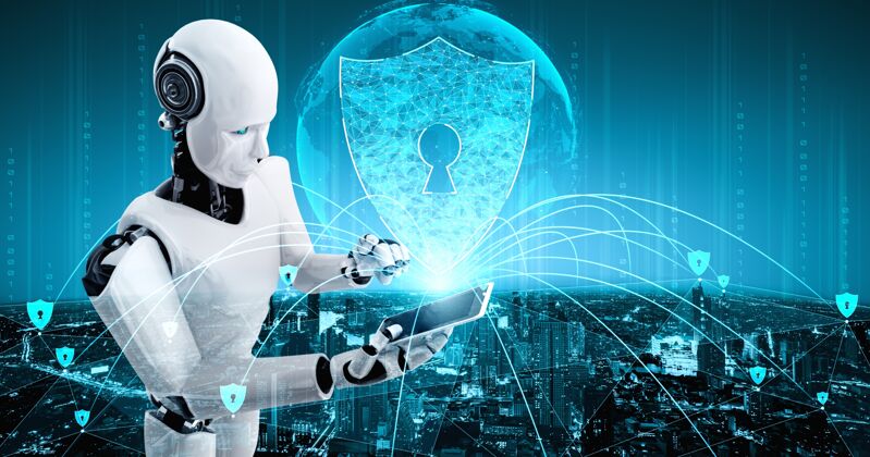 策略Ai机器人利用网络安全保护信息隐私防火墙密码计算机
