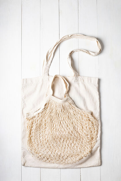 袋两个布袋可重复利用棉花可持续性