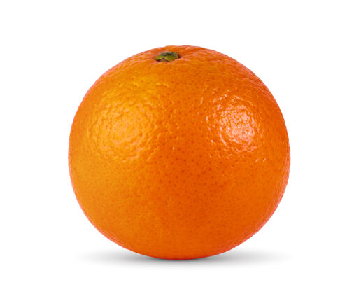 橙子橙色水果隔离成熟柑橘水果