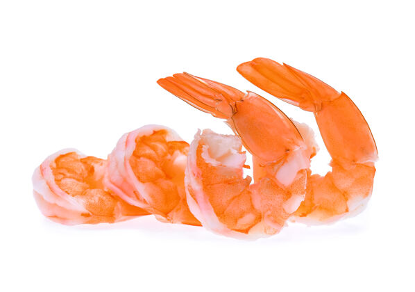 准备白面虾对虾烹饪海鲜