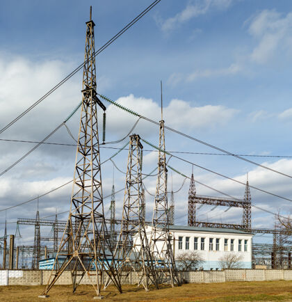 电缆办公楼 发电厂和塔架线路发动机电线