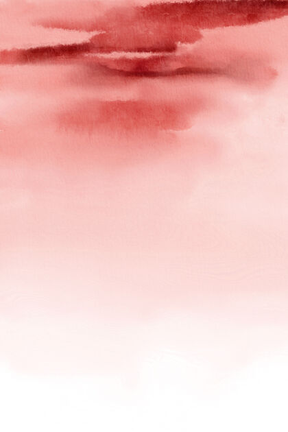 邀请勃艮第水彩背景 红色数码纸 水彩纹理梯度水彩画水洗