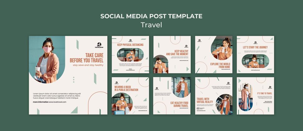 旅游概念旅游概念社交媒体帖子度假社会媒体帖子旅游者