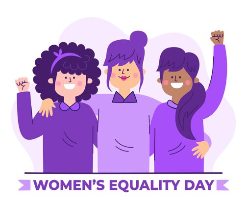 女性平等手绘妇女平等日插图社会平等平等手绘