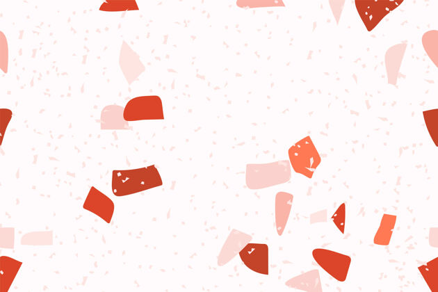 水磨石水磨石无缝模式背景在粉红色和红色图案壁纸纹理