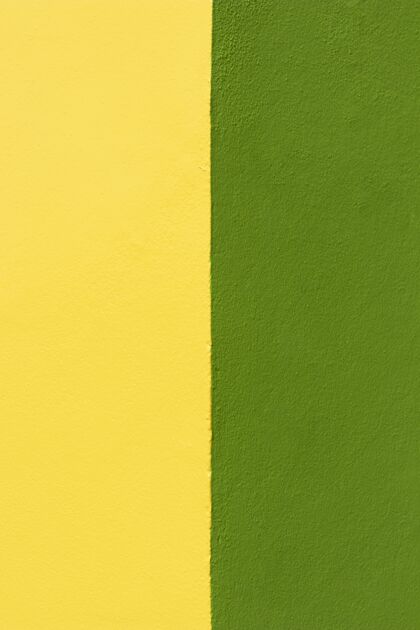 表面绿黄相间的背景墙结构建筑材料