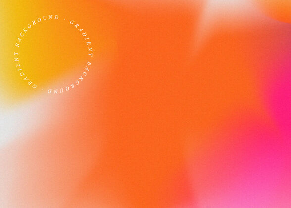 闪亮粒状背景渐变橙色和粉色抽象背景抽象横幅形状