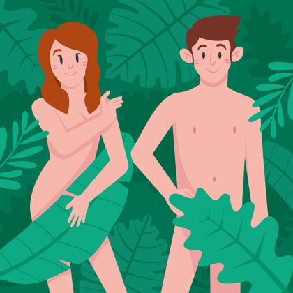 裸体平面裸体区概念图成人平面设计夏天