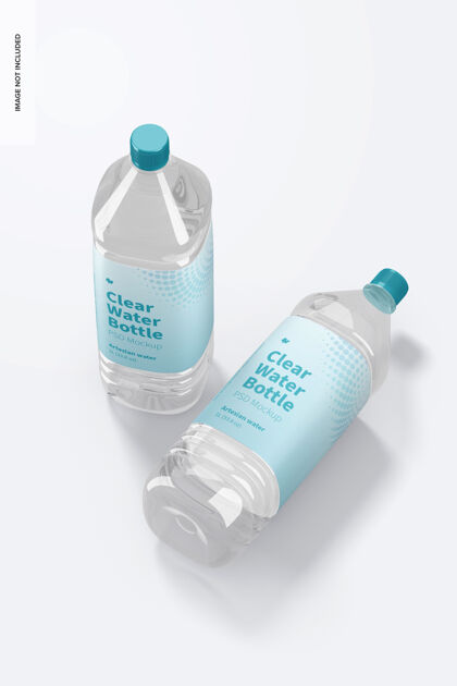 刷新1l清水瓶模型 顶视图模型水塑料