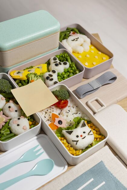 健康日本便当盒的组成日本午餐营养