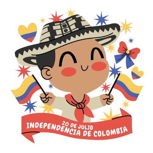 独立卡通片20德胡里奥-哥伦比亚独立插画哥伦比亚南美事件