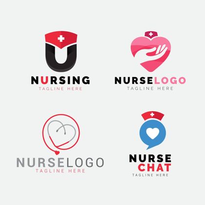 品牌平面护士标志模板收集标识平面设计商业