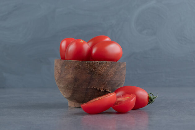 食物一碗红樱桃番茄樱桃农业健康