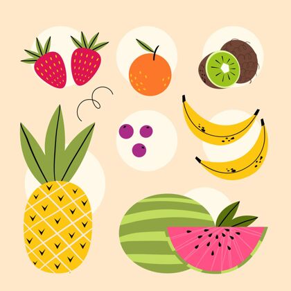 营养有机扁桃系列平面设计水果水果包装