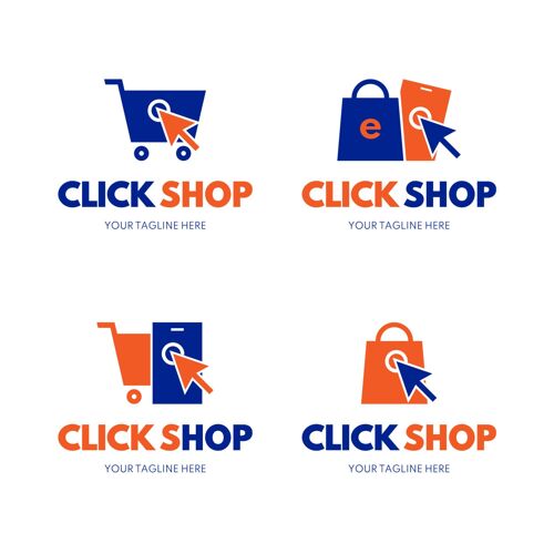 标志平面设计网店logo集合包装企业品牌