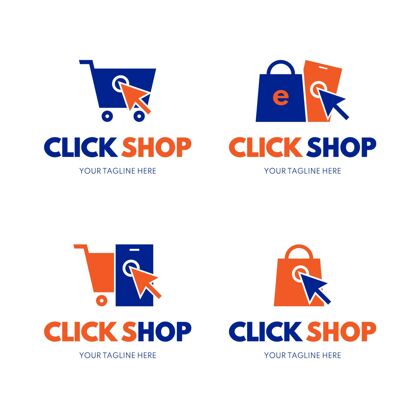 标志平面设计网店logo集合包装企业品牌