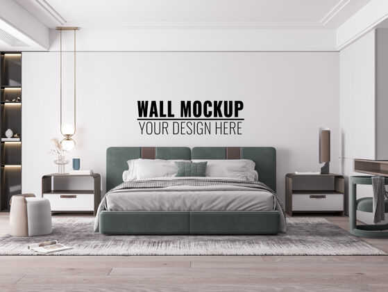 房间室内卧室墙壁模型墙模型枕头墙