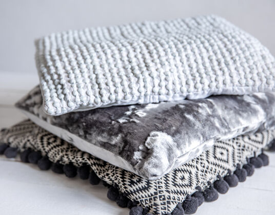 舒适一套北欧极简风格的装饰枕头枕头房子材料