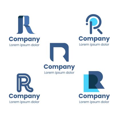 标志一套平面r标志模板企业标识企业平面设计