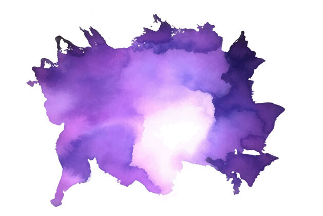 垃圾紫色抽象水彩染色纹理抽象效果墨水