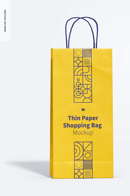 包装薄纸购物袋模型袋模型纸袋商标