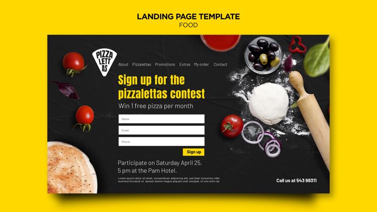 登录页意大利食品登录页美味美食比萨饼