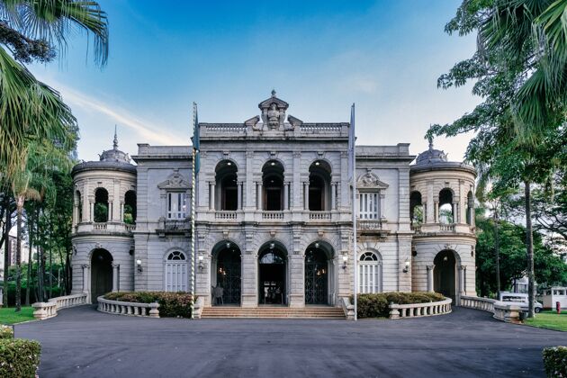 南部巴西自由宫历史上美丽建筑的正面建筑城镇旅游