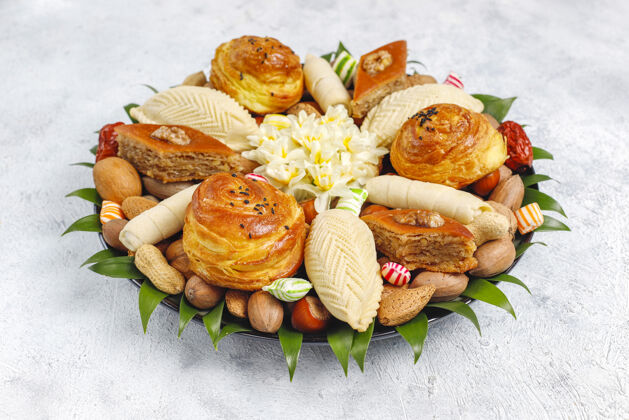 Novruz阿塞拜疆传统节日novruz糖果在xoncha东方传统春天