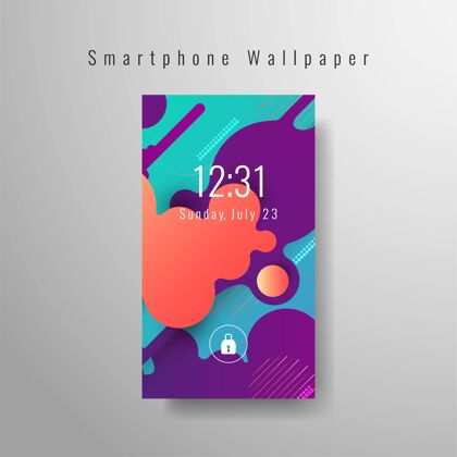 手机背景抽象优雅的智能手机壁纸设计技术几何用户