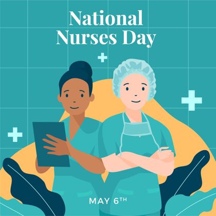5月12日平面全国护士节插画医疗保健国际平面