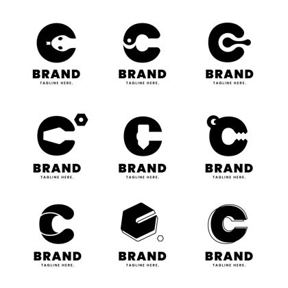 标志模板平面设计c标志系列标志集合公司标志