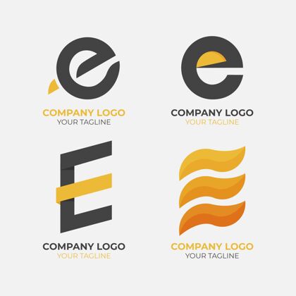 品牌平面设计e标志模板集合Logo品牌ELogo