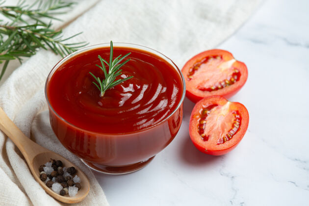 番茄番茄酱或番茄酱配新鲜番茄抗氧化剂蛋白质配料