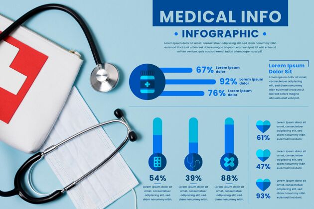 健康医疗信息图表模板信息图模板信息信息