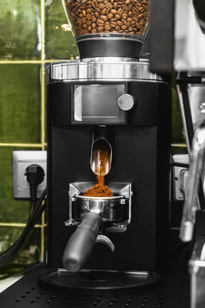 生活方式机器研磨咖啡豆员工香味职业