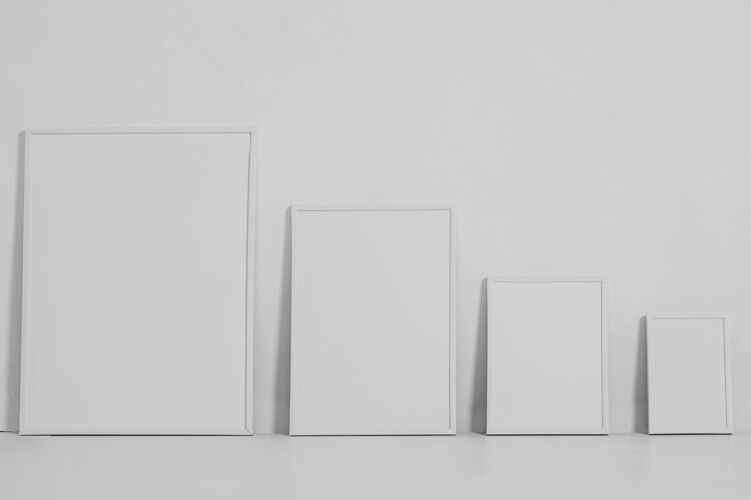 框架不同尺寸的模型框架框架模型白色框架客厅