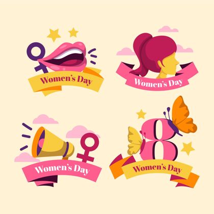 全球国际妇女节标签3月8日国际系列