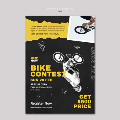 乐趣垂直海报bmx自行车与男子和自行车海报爱好垂直